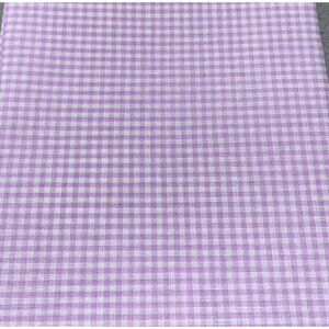 Purple Gingham Fat Quarter 18x22 Cotton Quilting Fabric Craft Supplies